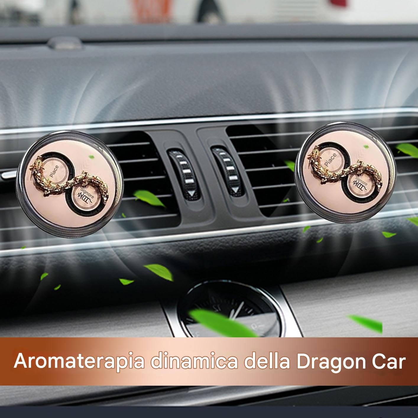 Profumatori Per Veicoli A Motore Diffusore di Oli con Drago Multiuso | Purificatore per Interni ad Energia del Decorazione Dinamica del Drago per Camera, Camera da , Studio, Cucina e Auto,