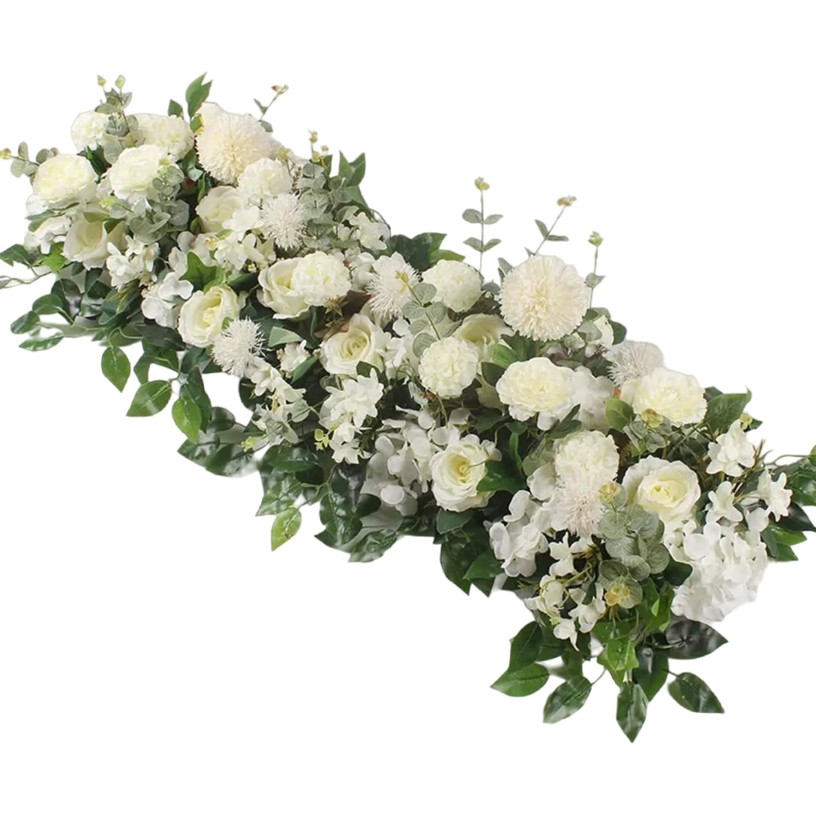Fleurs d'arche de mariage sans flétrissement pour décoration durable