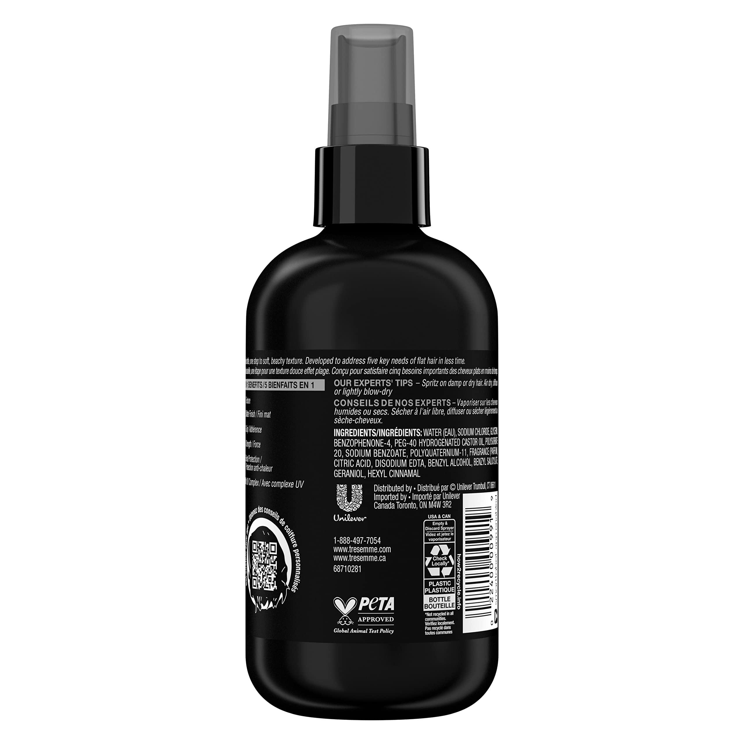 Condition photo showing New/Like New for TRESemmé One Step 5-in-1 Hair Mist For Flat Hair Texture Mist Hair Care for Grip and Texture 8 oz