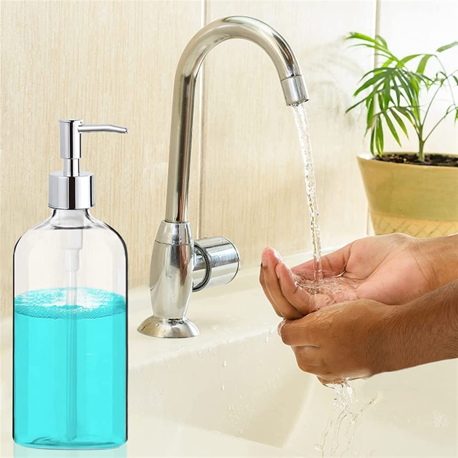 Distributore Di Sapone Per Le Mani Distributore Di Sapone In Vetro Con Pompa Distributori Di Sapone Distributore Di Sapone Per Piatti Da Bancone Per Il Bagno Distributore Di Sapone Per La Cucina E Il