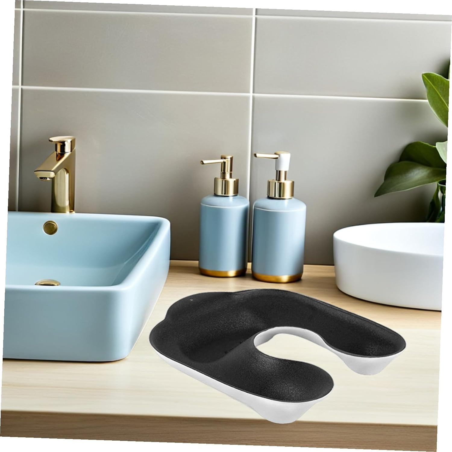 Baluue Hair Dyeing Neck Cushion Perm Tray for Salon Home Use Comfortable Hair Washing Coloring Tool Lightweight Multi-Functional Neck Support for Stylists