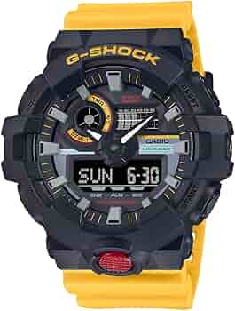 GA-700SE-1A9JF ジーショック CASIO G-SHOCK GA-700SE-1A9JF Black Yellow Timer Alarm Mens