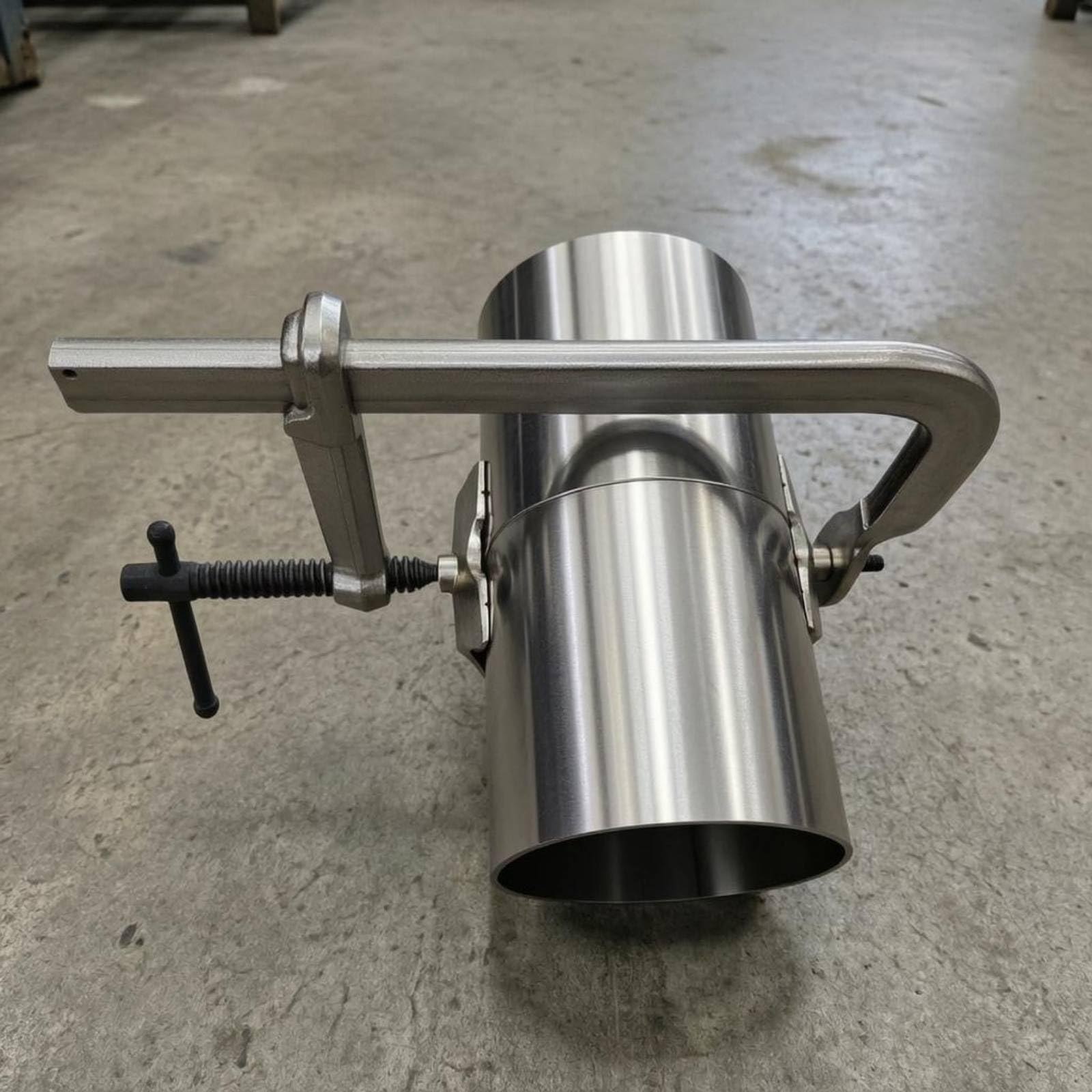 Abrazadera de Alineación para Tuberías con de Fijado Eficiente en Acero Cromo Vanadio Adecuada para Soldadura Ajuste en, Ligero, Apertura 300mm, Diámetro De Sujeción Redondo 240mm