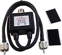 Vista 1 de Duplexor TW-72 SO-239-PL-259 (VHF)/PL-259 (UHF) con cable