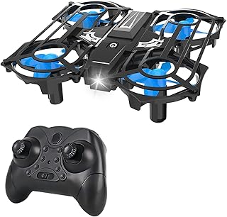 Mini Drone for Kids and Beginners,Indoor Outdoor RC Helicopter Quadcopter with Auto Hovering, Headless Mode,Remote Control,Easy to Fly Gift for Kids