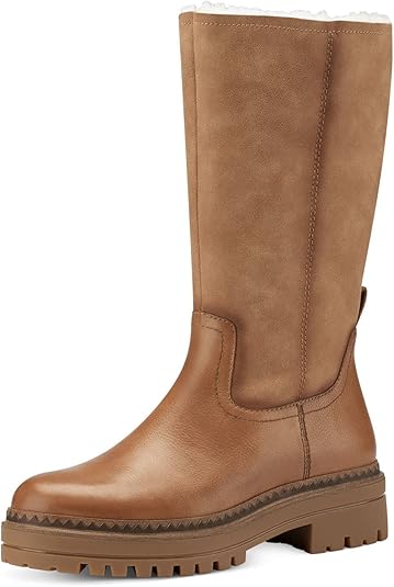 Tamaris Donna 1 1 25533 39, Stivali alla Moda, Marrone Chiaro, 36 EU