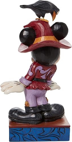 Miniatura 4 de Enesco Jim Shore Disney Traditions Figura de Espantapájaros de Halloween de Mickey Mouse, 7.625 Pulgadas, Multicolor