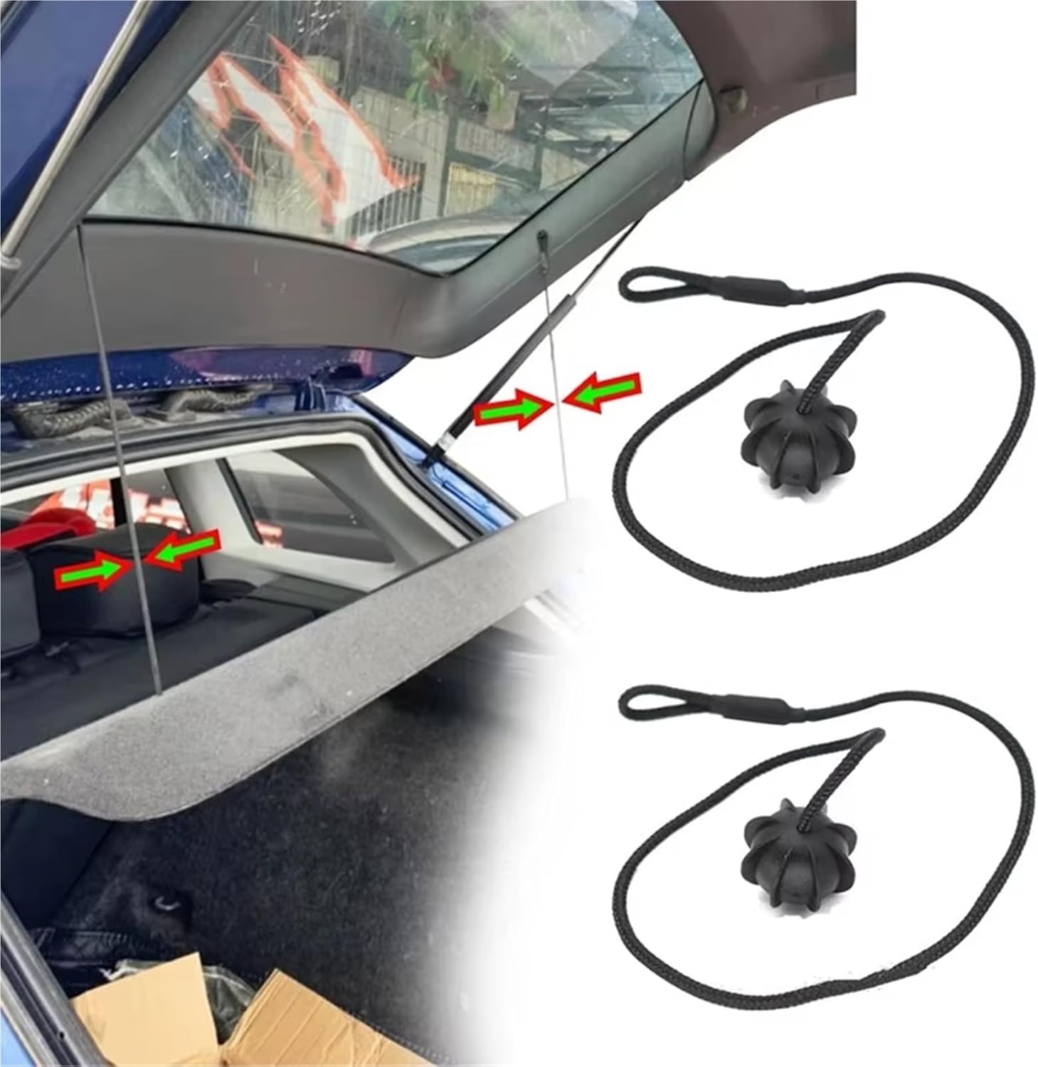 Car Trunk Rope, Parcel Shelf Strap, for A3 S3 MK2 8P 8V Q5 SQ5 Mk1 8R Car Trunk Partition Hooks and Ropes Luggage Rack Hanging Ropes