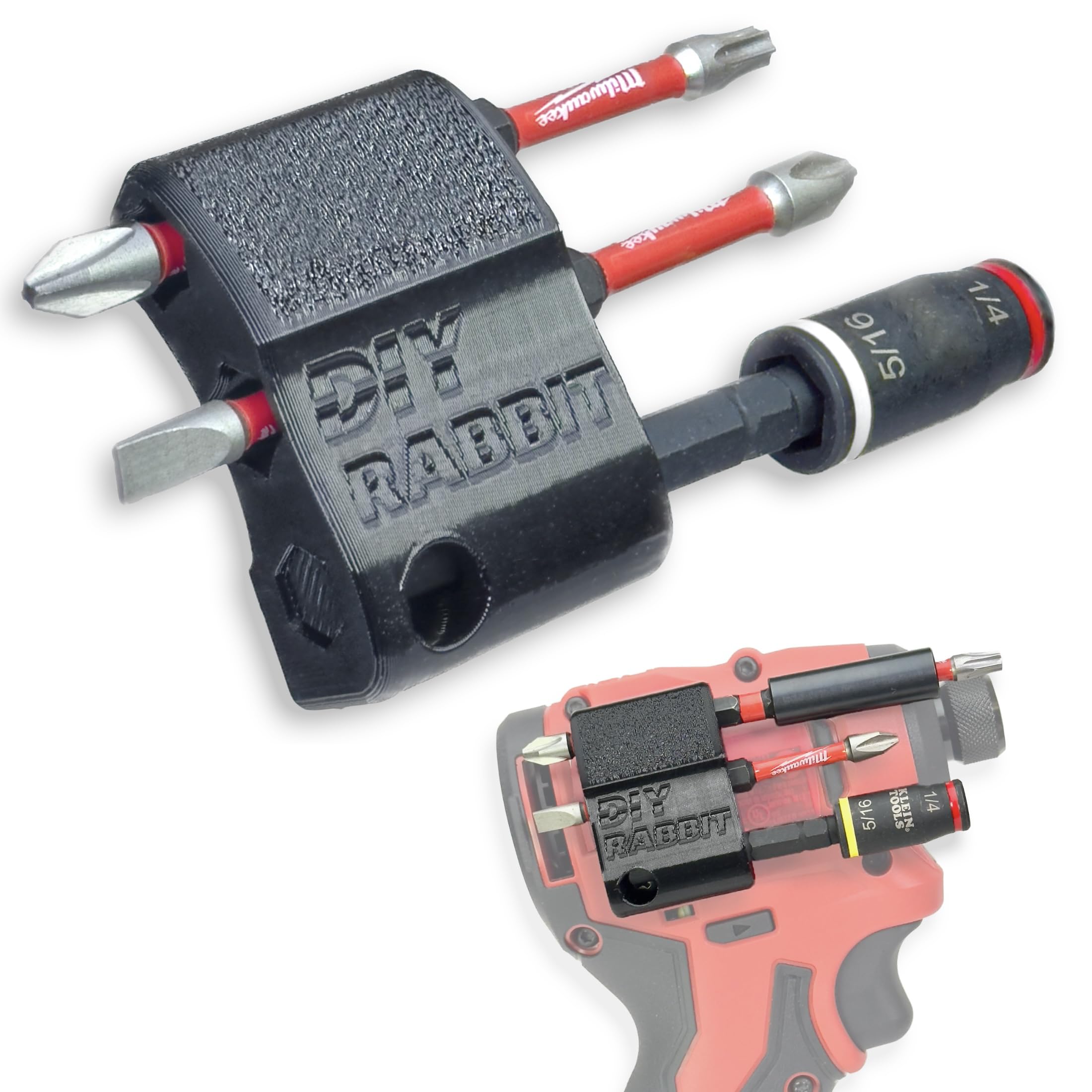 Milwaukee M12 Bit Holder - Magnetic Screw Storage -1