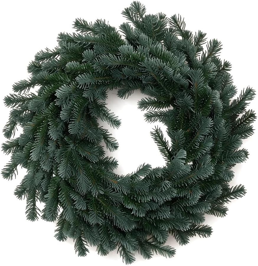 24" Norfolk Pine Christmas Wreath for Front Door, Style 1