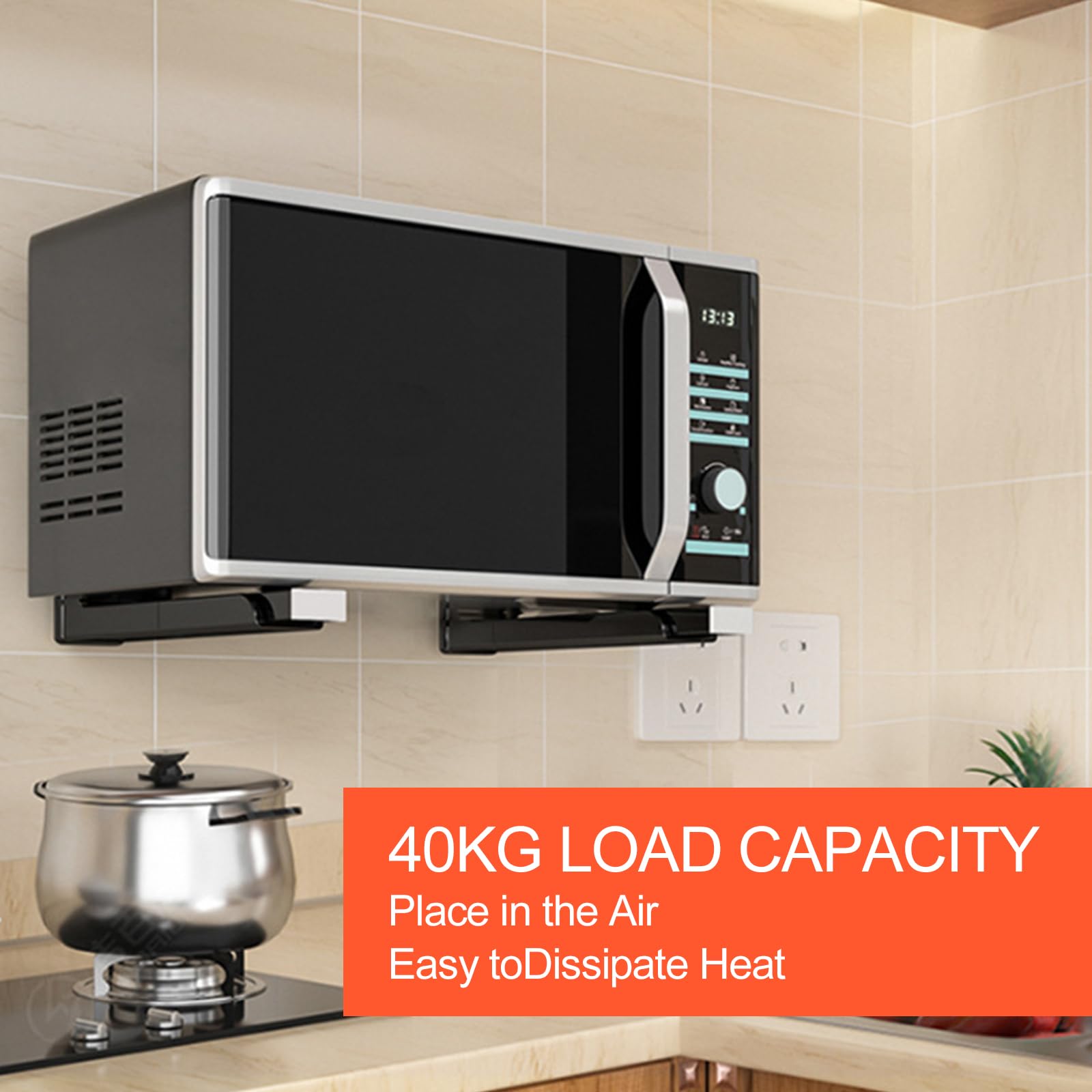 LANTUS Support Icro-Ondes En Bois, Support Pour Four à Icro-Ondes