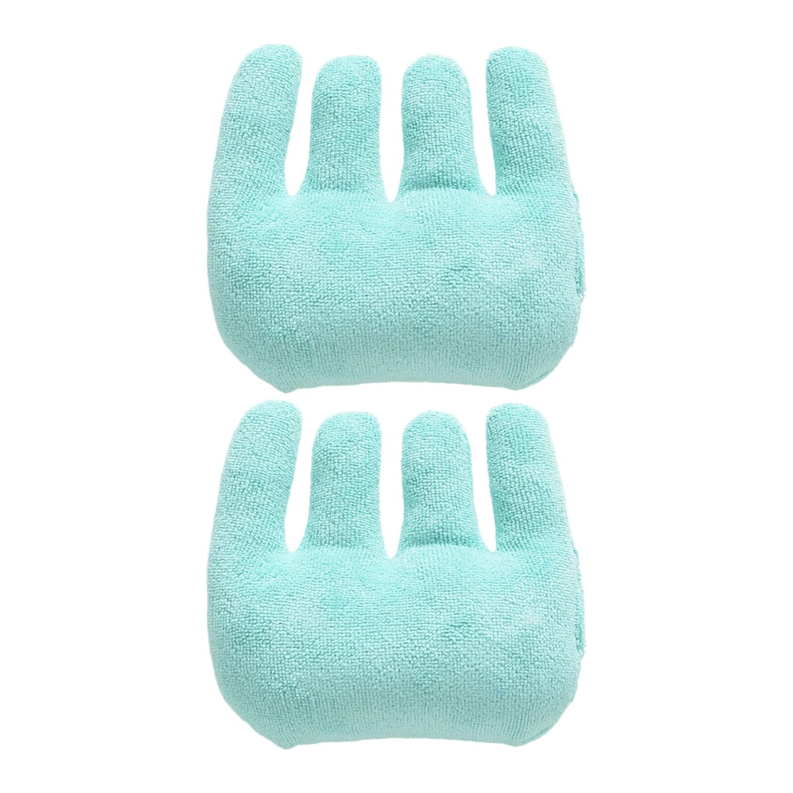 Shurhome 2Pcs Finger Contracture Cushion Hand Exercise Pads Patients Palms Grip Professional Separator Easy to Use Contracture Cushion