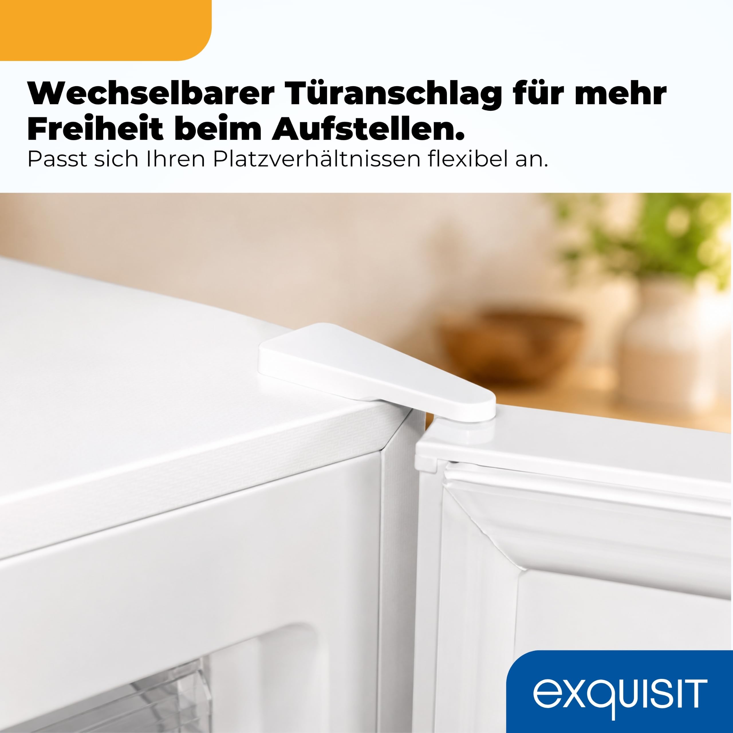 Exquisit GS5230-H-040D Gefrierschrank - 168 l Tiefkühlschrank - Weiß - D | 4 Sterne Gefrierfach - 4 Schubladen - 143 cm hoch - 40 dB leise - Türanschlag wechselbar - Freistehendes Gefriergerät