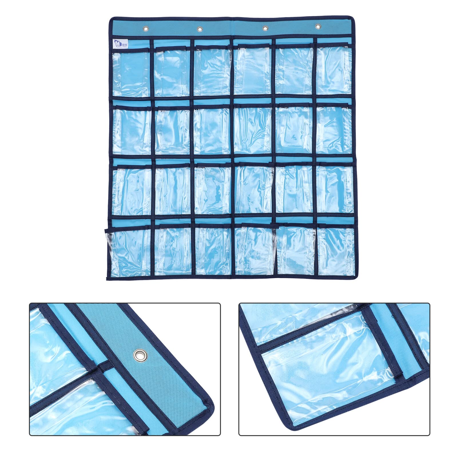 Ipetboom 12-Pocket Hanging Organizer – Classroom Cell Phone Chart, Over-The-Door Holder For Phones & Small Items