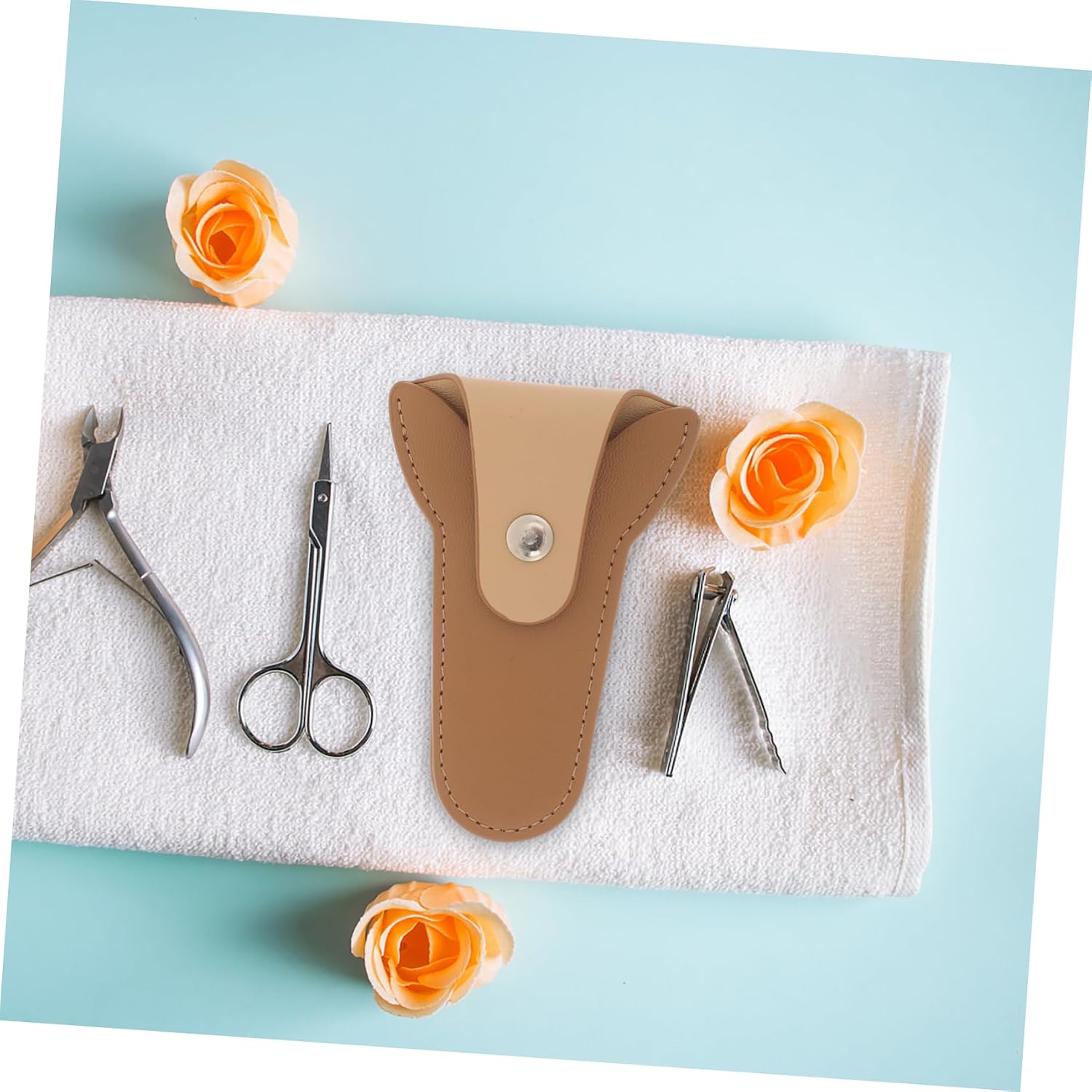 Ipetboom Nail Scissor Pouch Protective Storage Bag for Manicure and Cuticle Scissors Durable and Lightweight Grooming Holder for Professional and Personal Use