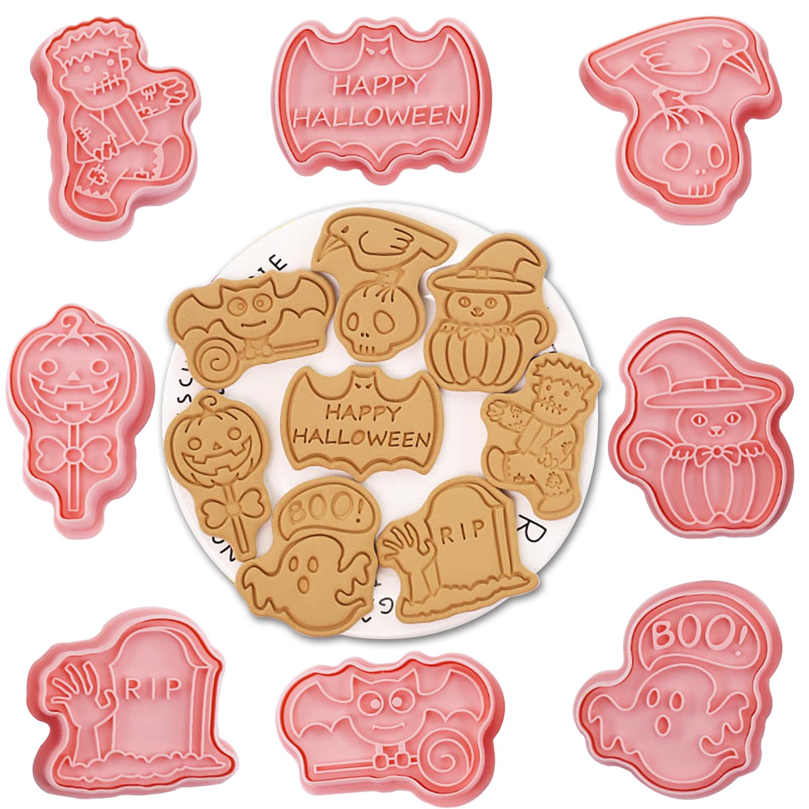 Halloween Ausstecher Set 17-teilig - Keksausstecher Für Kinder & Backpartys