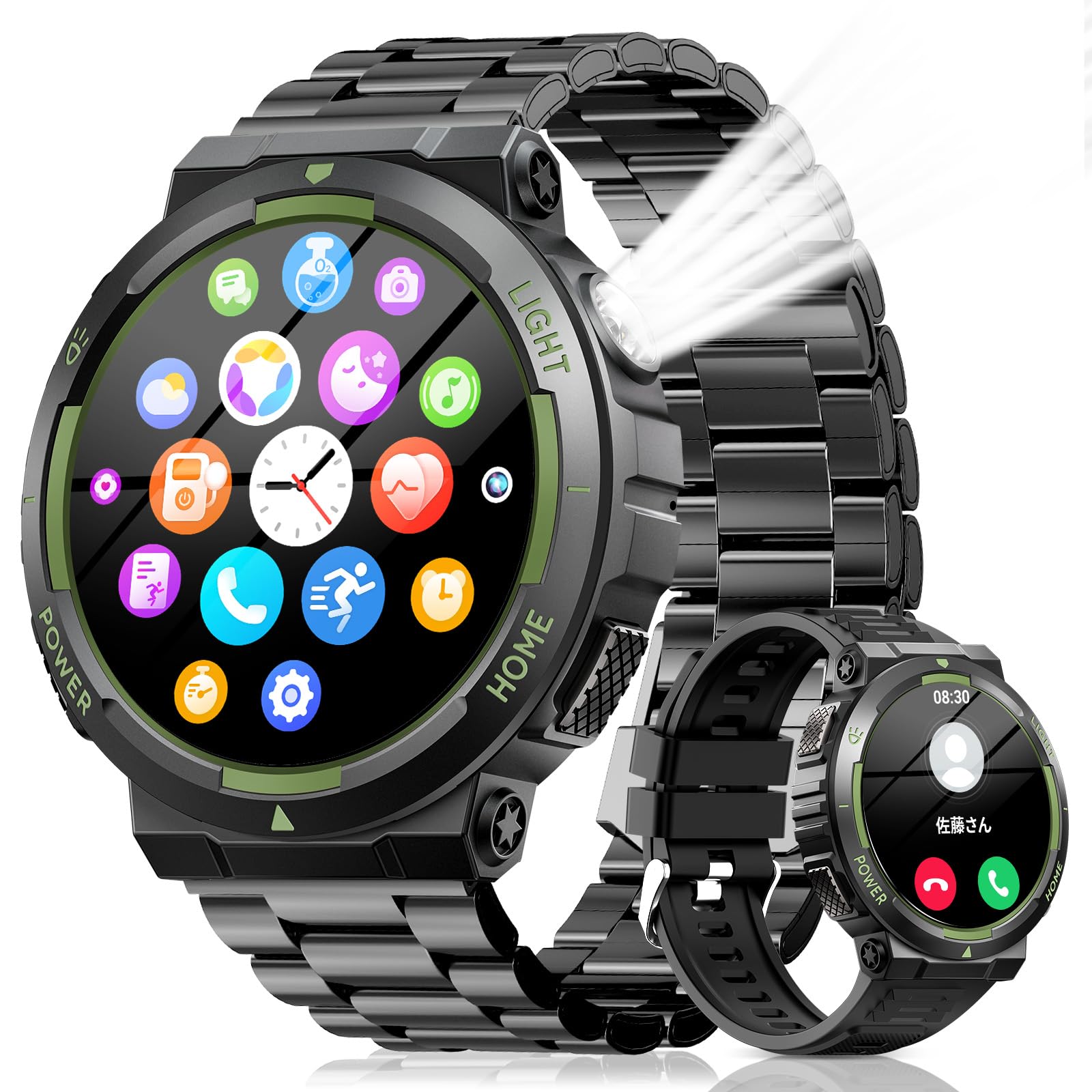 スマートウォッチ【2026初売り】Bluetooth通話 Line/メッセージp Amazon | スマートウォッチ【2026初売り】Bluetooth通話 Line