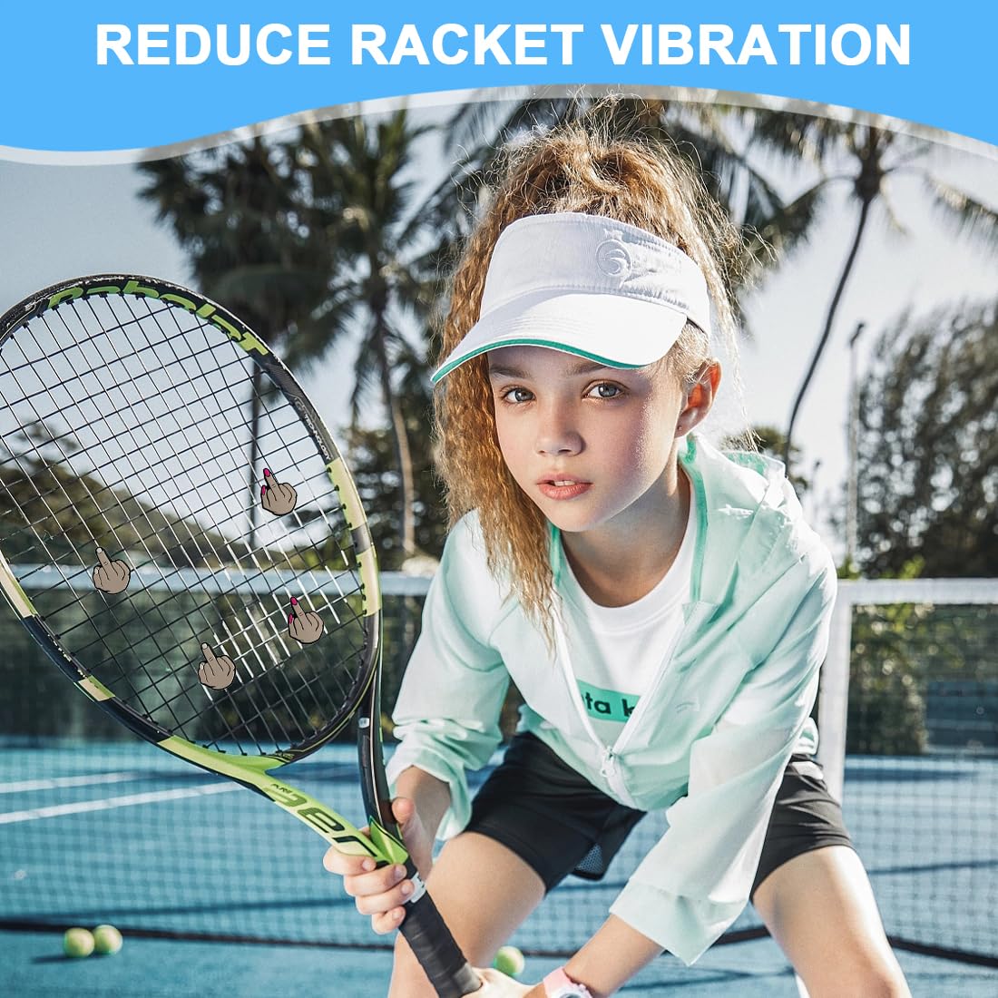 Smorzatore per racchetta da tennis unisex 2 pezzi