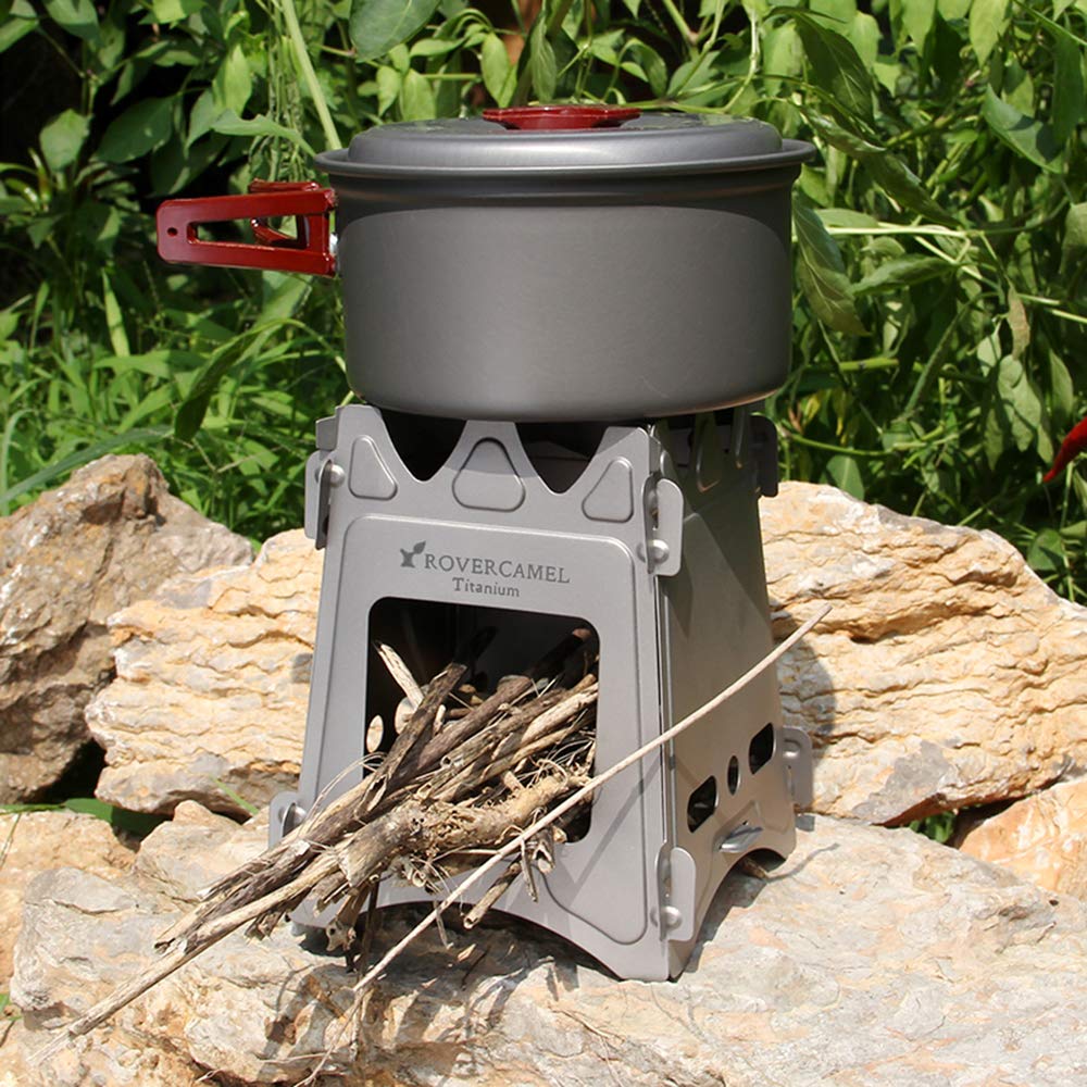 Taruor Camping Wood Stove Lightweight Titanium Wood Burning Backpacking  Stove : Amazon.ca: Sports u0026 Outdoors