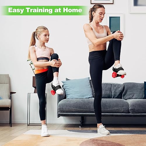 Miniatura 3 de Accesorio para el pie con mancuernas, correa ajustable para pesas de tobillo para entrenamientos de piernas, equipo de gimnasio en casa, perfecto