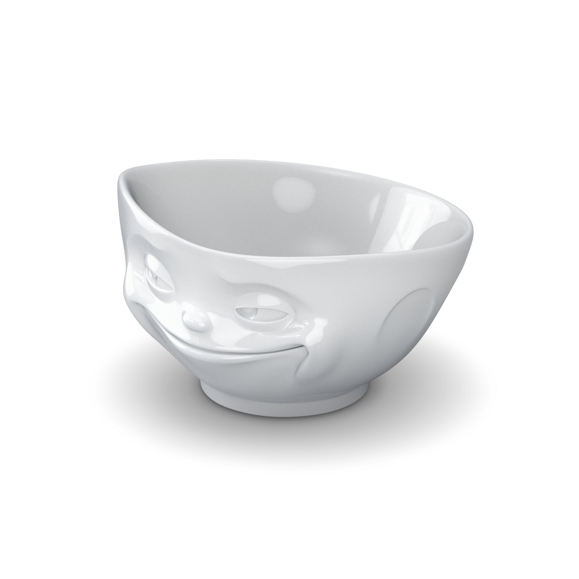 Fiftyeight 2er Schalen-Set GRINSEND & LECKER | weiß