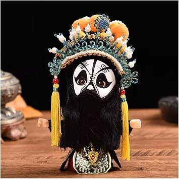HASMI Office Desk Decor Beijing Gift Beijing Style Doll Doll Decorations Beijing Opera Facial Makeup Opera Character Gifts Chinese Style Desk Decorations Color 9