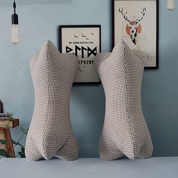 Amazon.com: ZHIWEIKJ Bone Neck Pillows Dog Bone Shaped