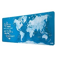 Grupo Erik: Tappetino Mouse Mappamondo | Tappetino mouse XXL, base antiscivolo