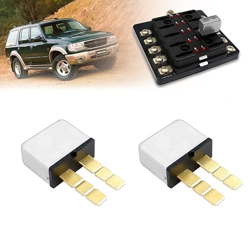 parts PTT Disyuntor automotriz 5A T1 reinicio térmico, montaje enchufable, conexión de terminal tipo hoja ATC ATO (2 piezas)