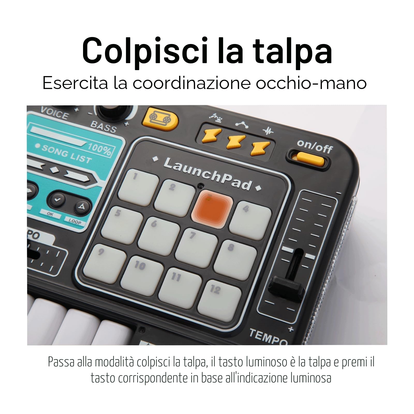 Il mixer da DJ e il lettore di dischi per bambini possono essere collegati al microfono Bluetooth