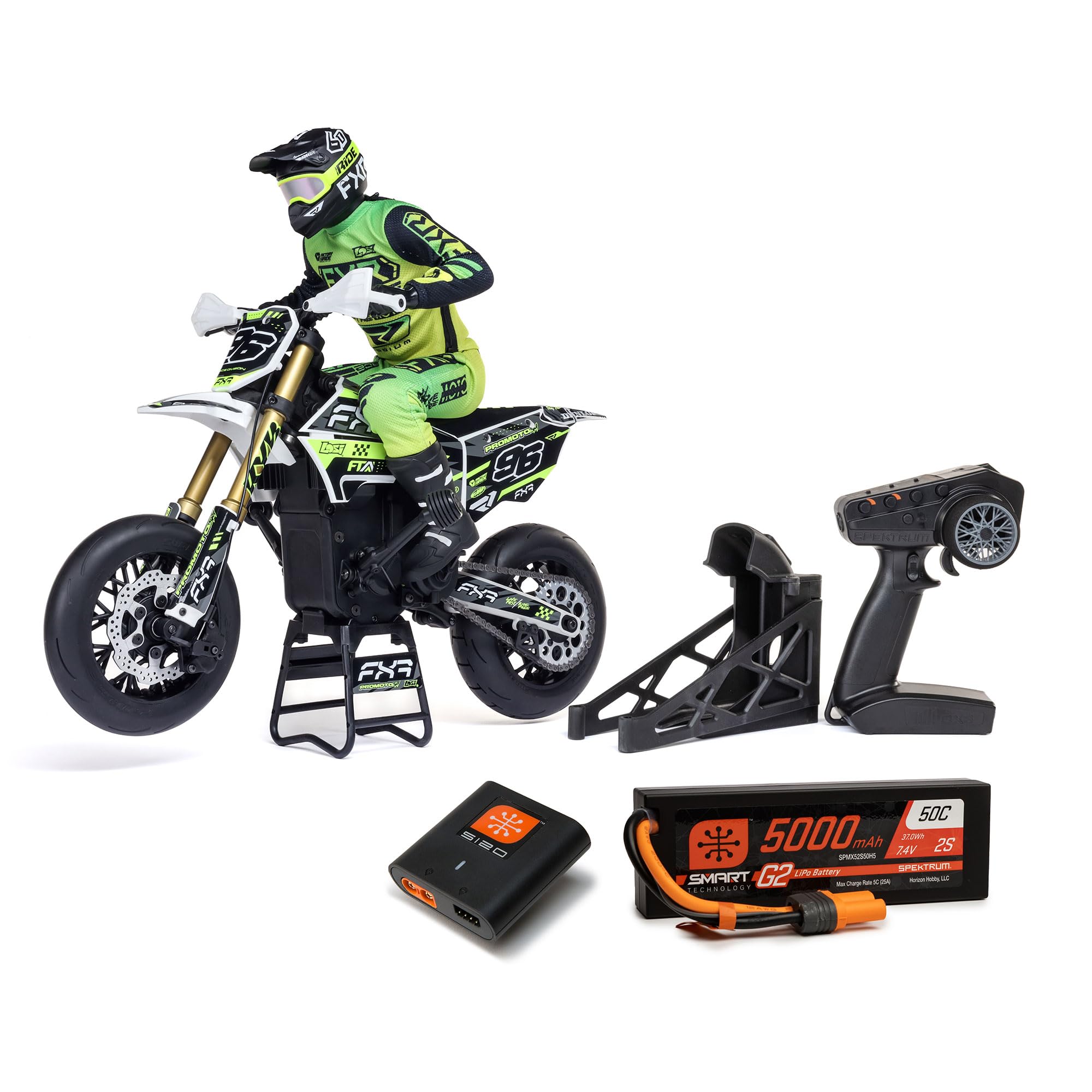 LOSI プロモト1/4 Losi 1/4 Promoto-MX Radio Control Motorcycle Combo Kit