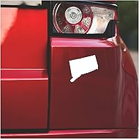 Vista 47 de Silueta del estado de Underground Printing - Calcomanía de vinilo de orgullo del estado de EE.UU.