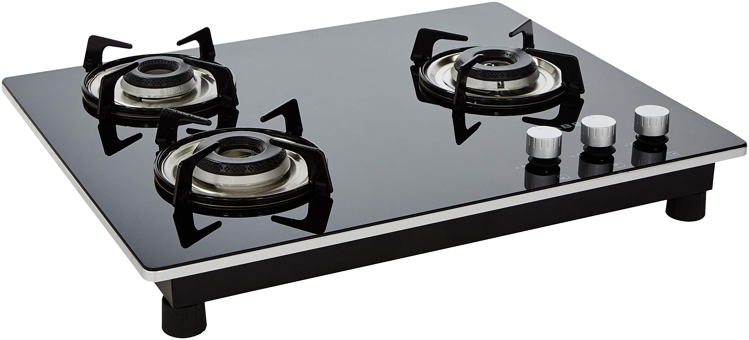 Faber 65 cm Hobtop 3 Burner, Auto Ignition (HOB HCT 653-SR CRR LBK EI AI)