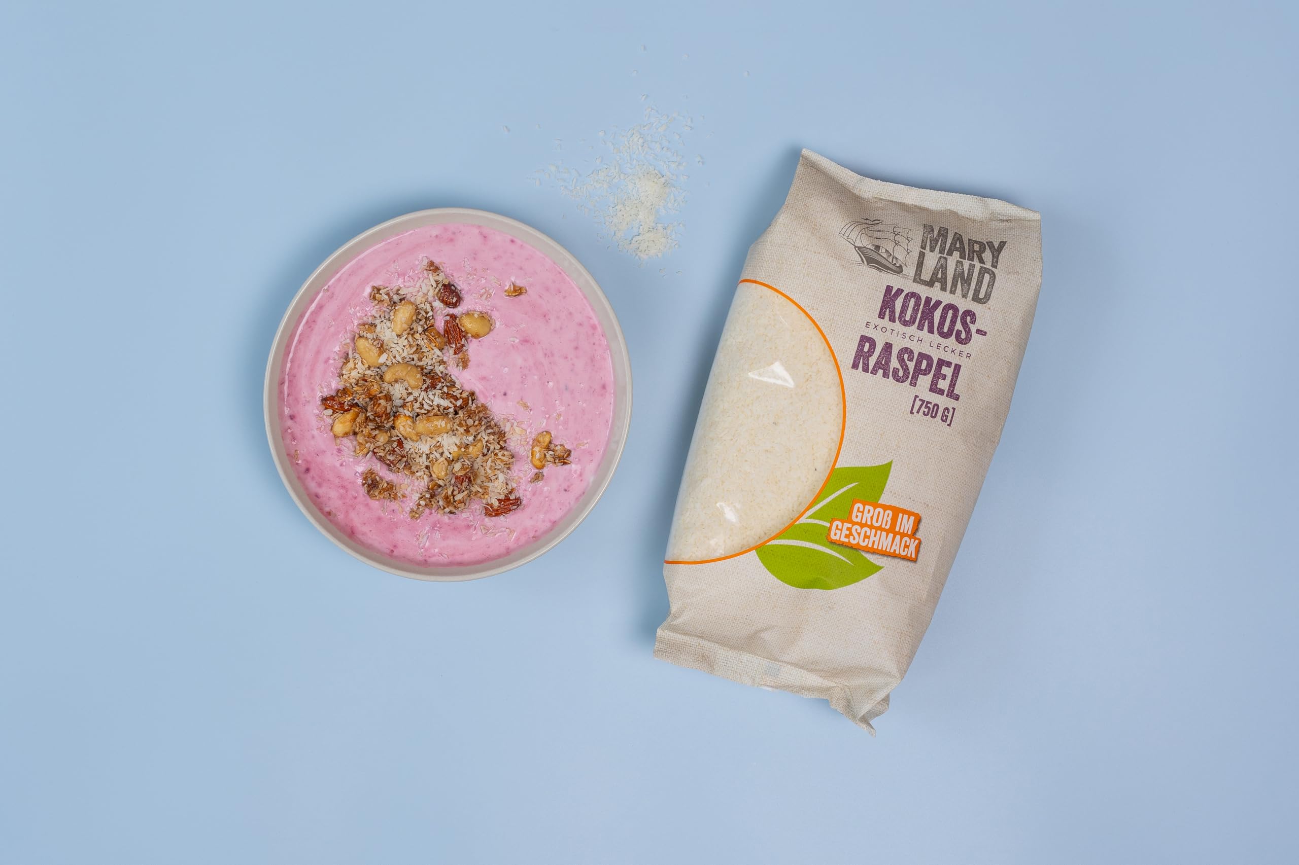 Maryland Kokosraspel 750g Vorratspackung 4er Pack – Kokosraspel, vegan, fruchtig süß– Im praktischen Format genießen (4 x 750g)