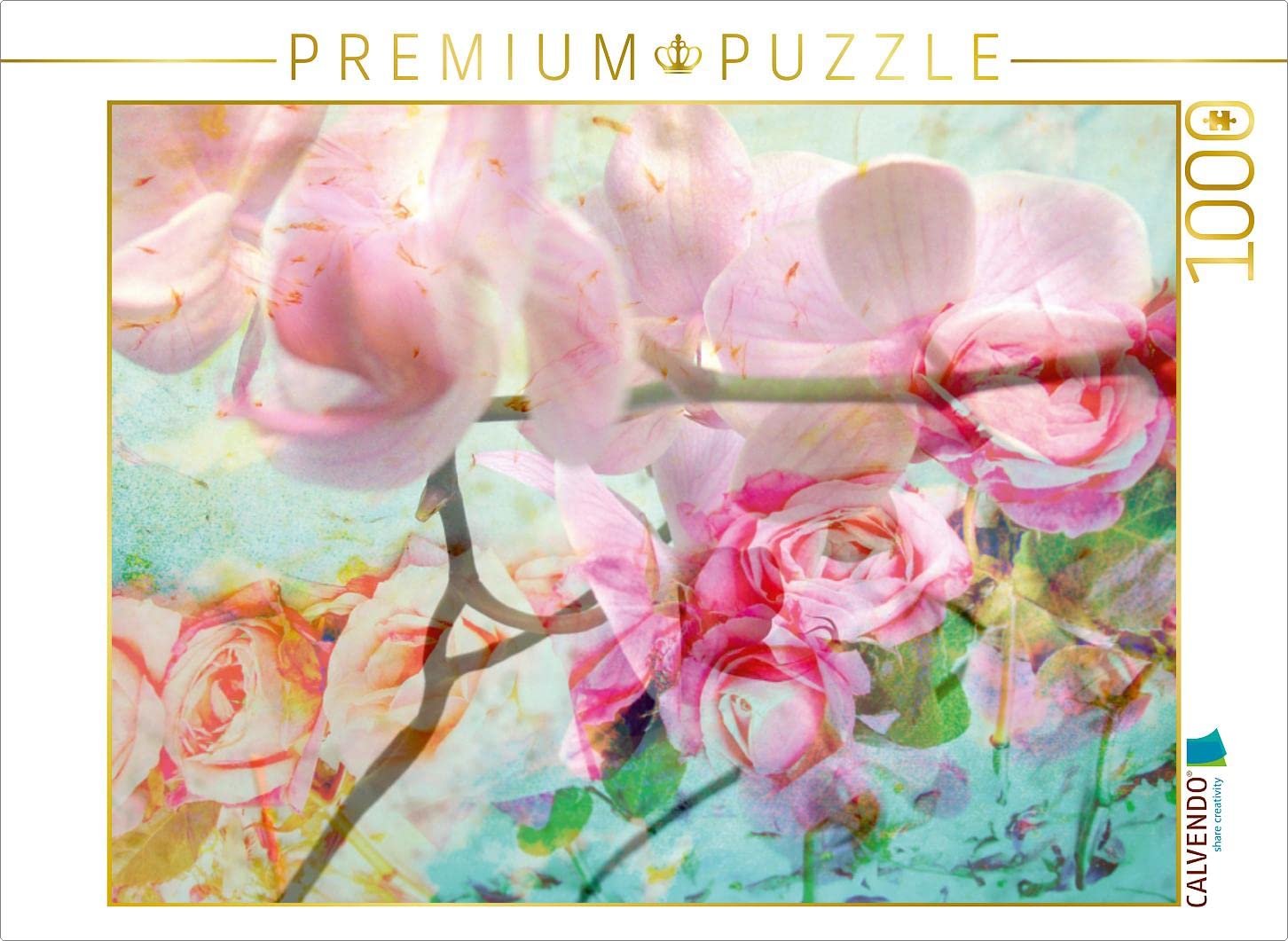 CALVENDO Puzzle 'Das Pinke Herz' - 1000 Teile, 64x48 Cm, Premium-Fotopuzzle Für Entspannte Stunden