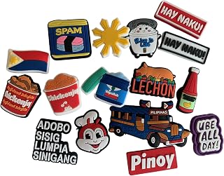 16pcs Filipino Shoe Charms Clogs Party Favor