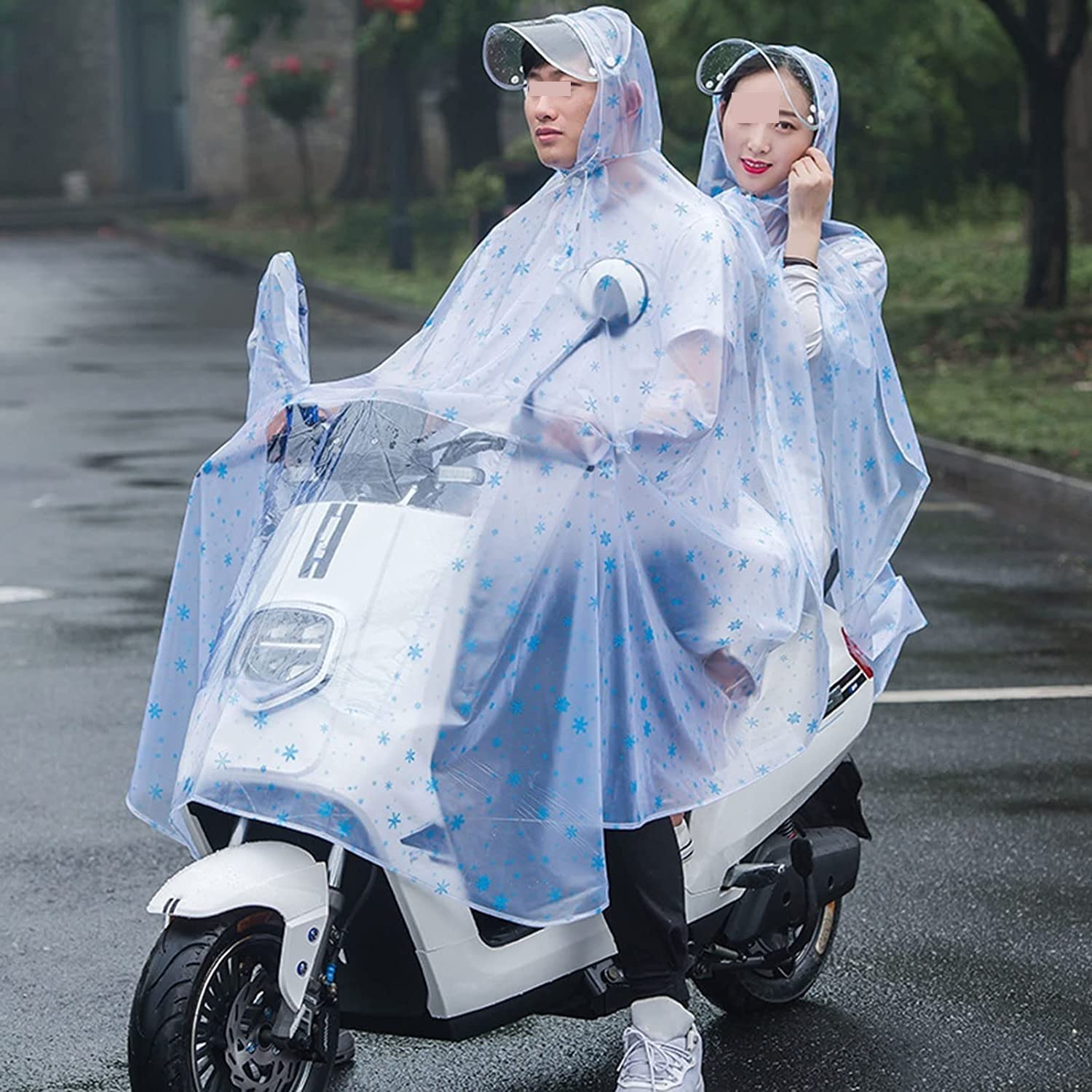 Rowerowy motocykl rowerowy pokrowiec na skuter(Snowflake)