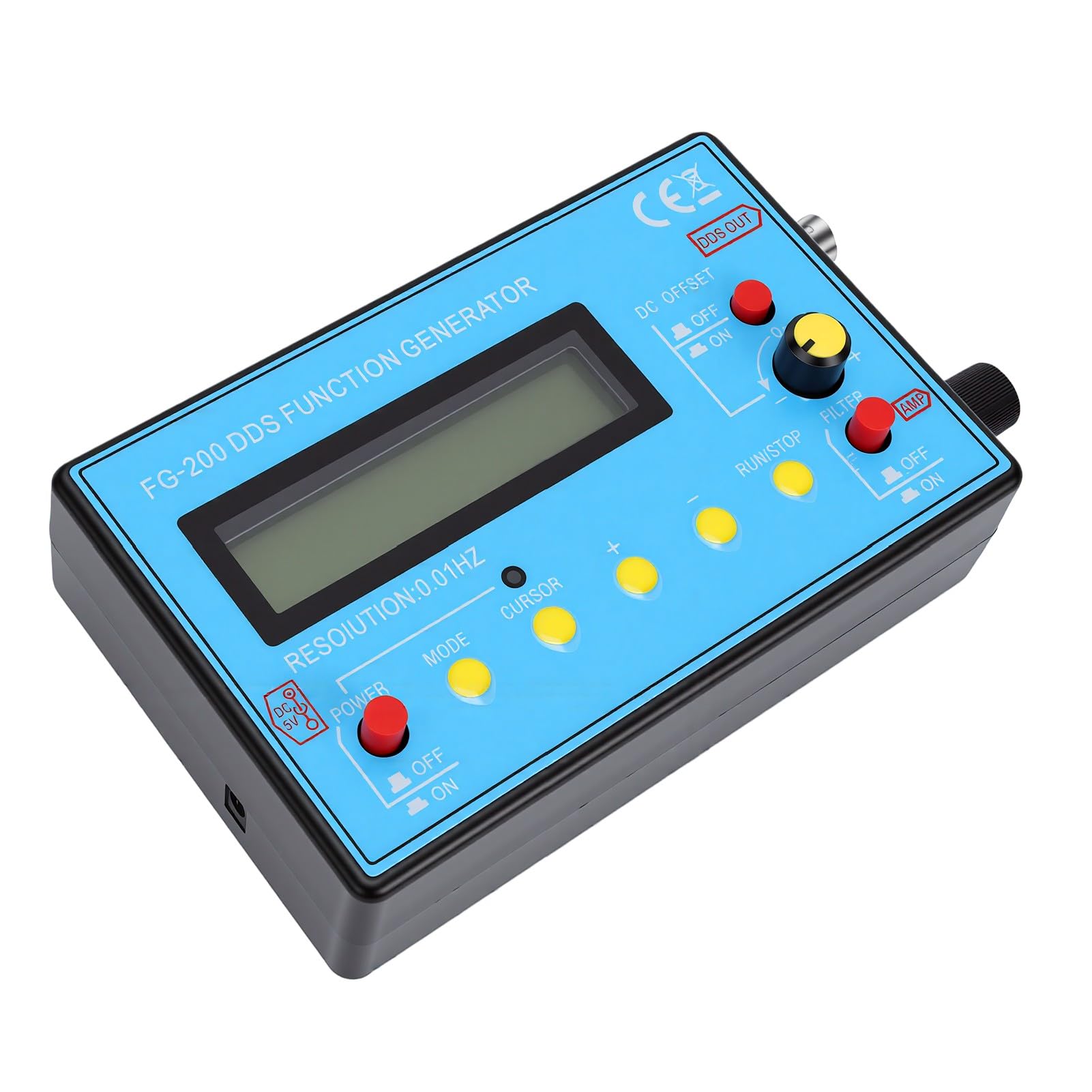 Generator Funkcji DDS, moduł Sygnałowy 0.01Hz-500kHz z 15