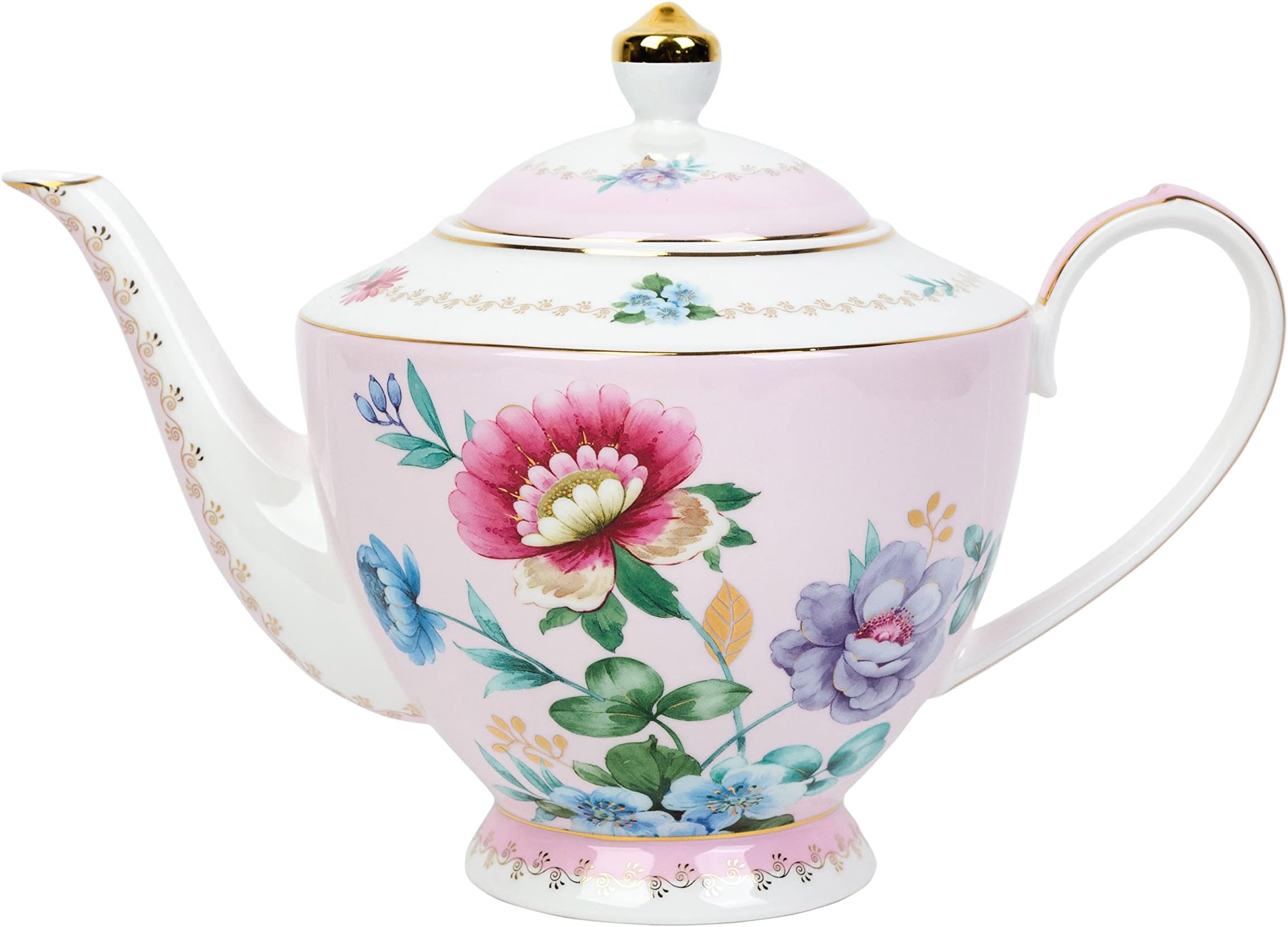 Gracie China, Heirloom Collection, 32Ounce Teapot, White