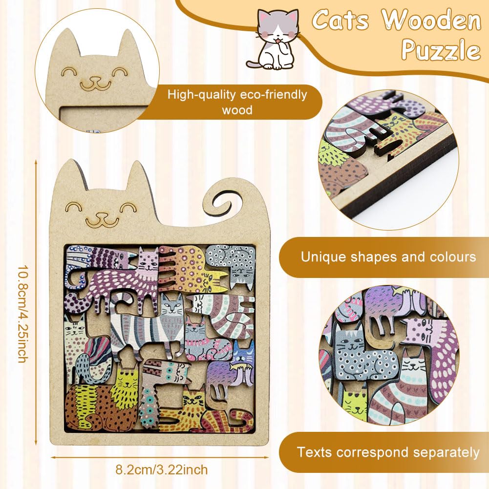 Cats Wooden Puzzle - Image 2