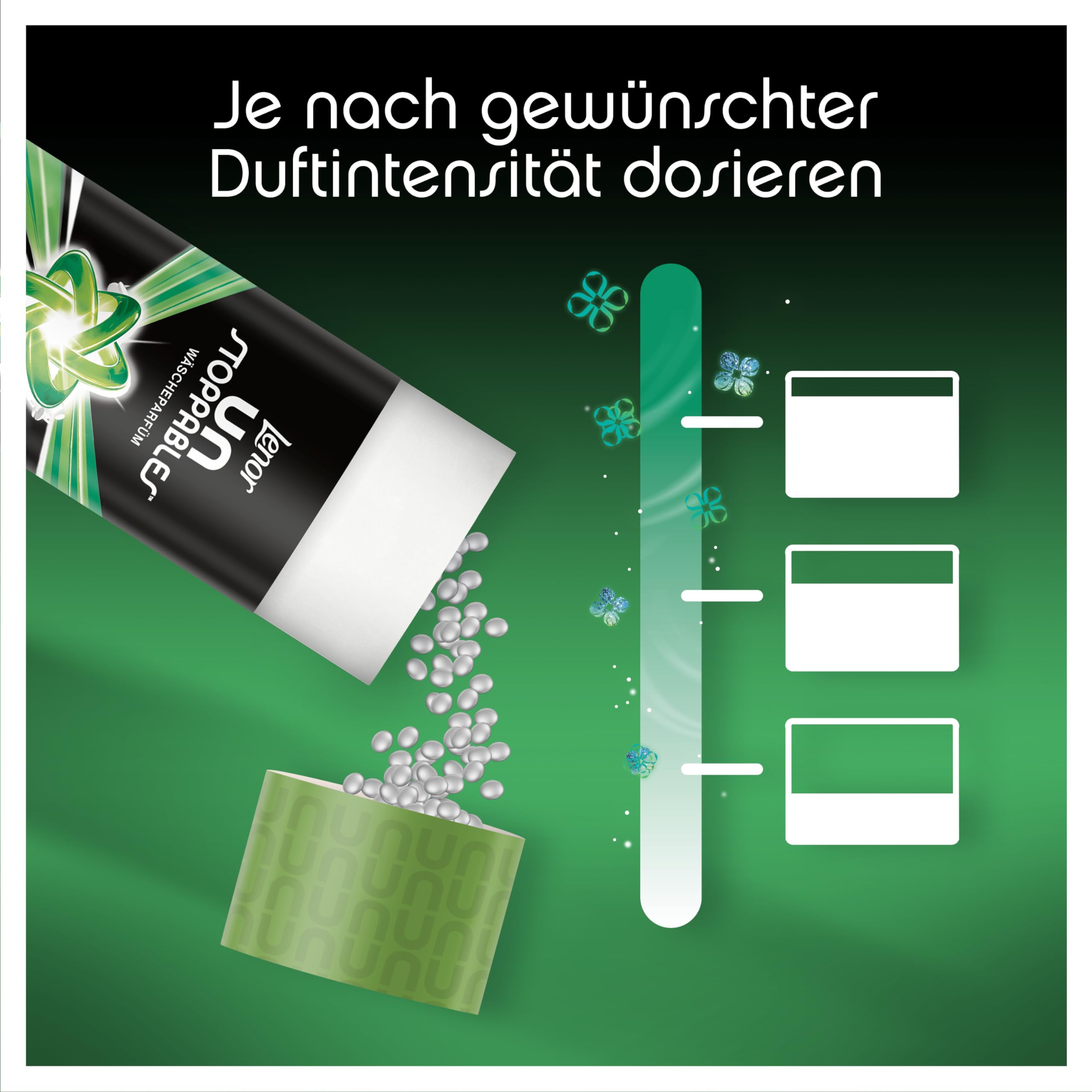 Ariel All-in-1 PODS Flüssigwaschmittel-Kapseln 76 Waschladungen + Lenor Unstoppables Wäscheparfüm Duft von Ariel 300g