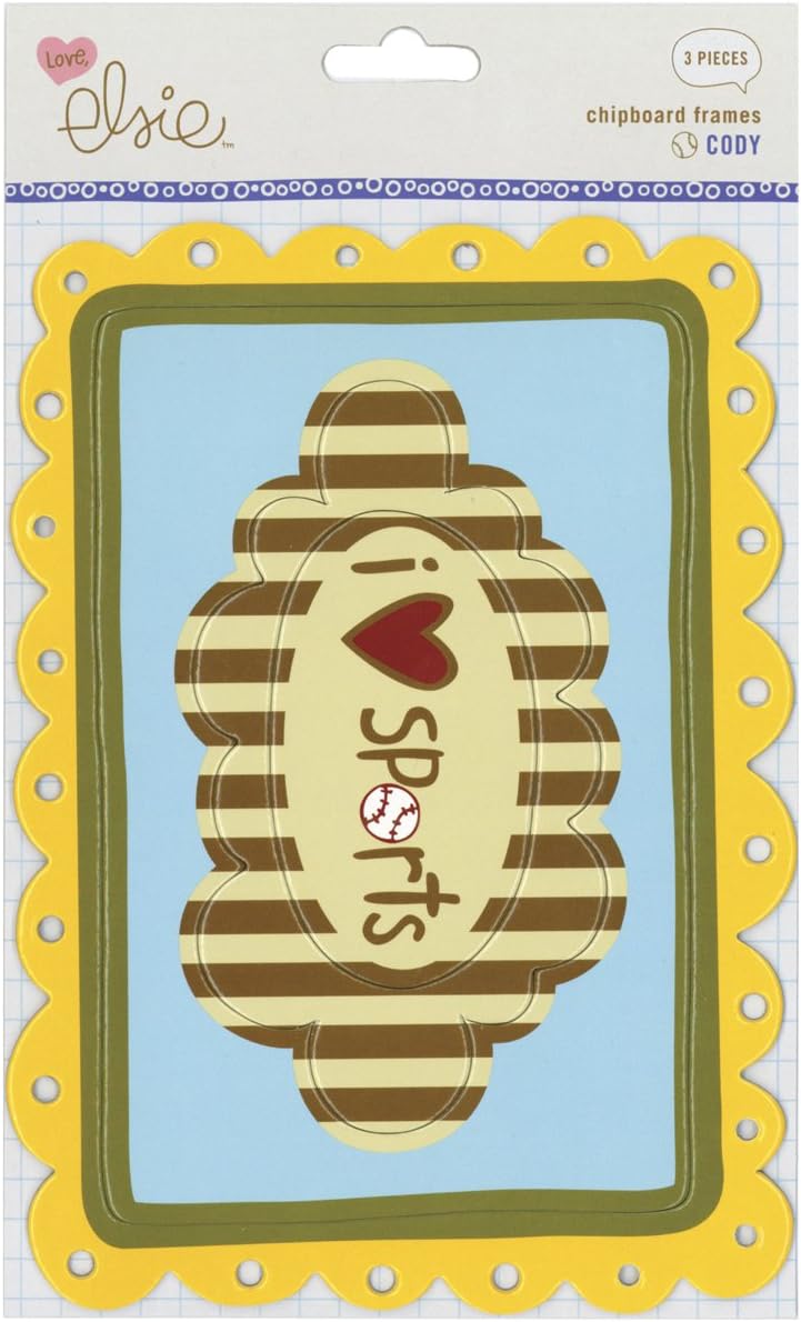 KI MEMORIES Cody Chipboard, Frame Set 1