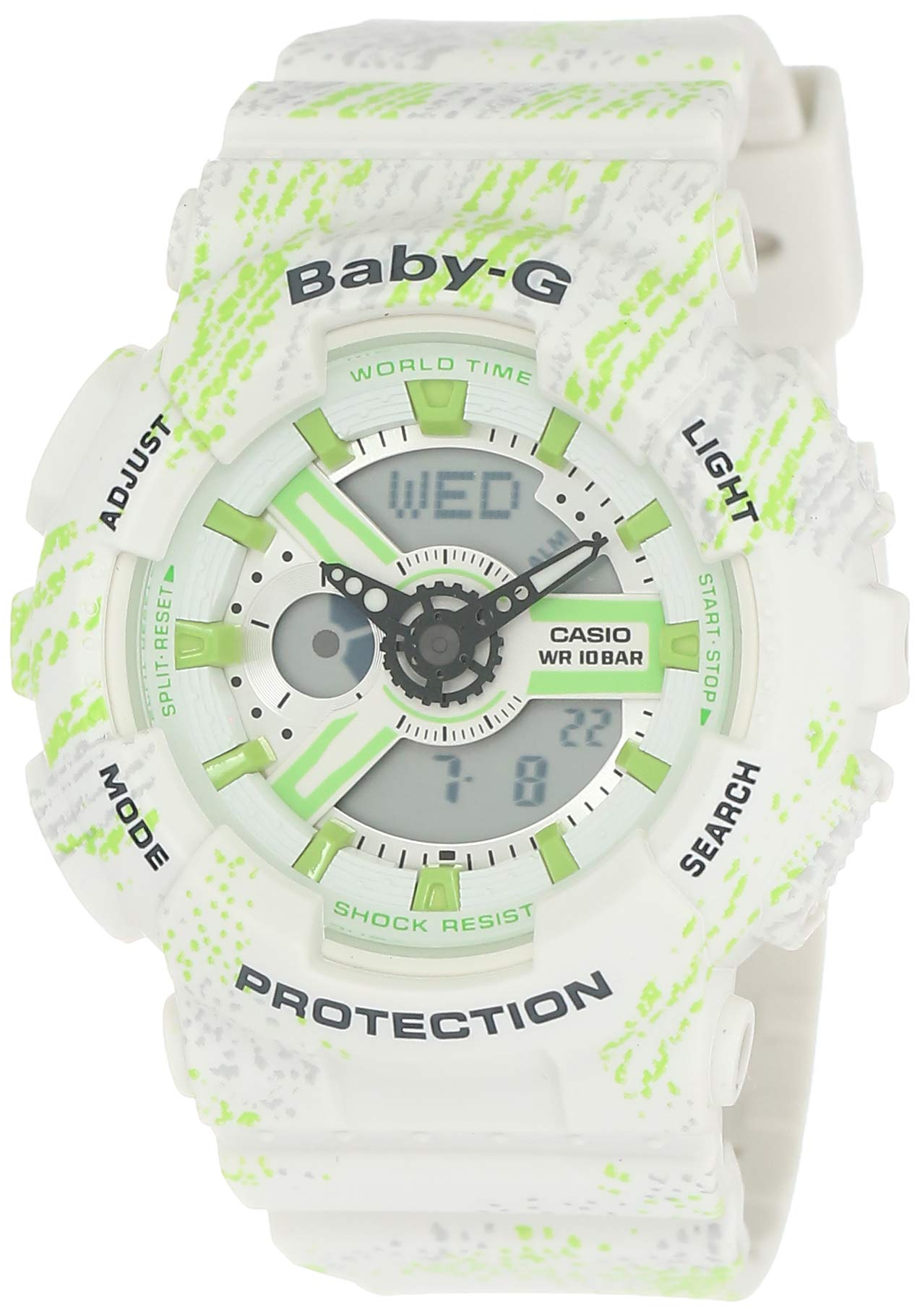 Casio Baby-g Analog-Digital White Dial Womens Watch - BA-110TX-7ADR (BX073) (B01N48KZA2) Amazon Price History, Amazon Price Tracker