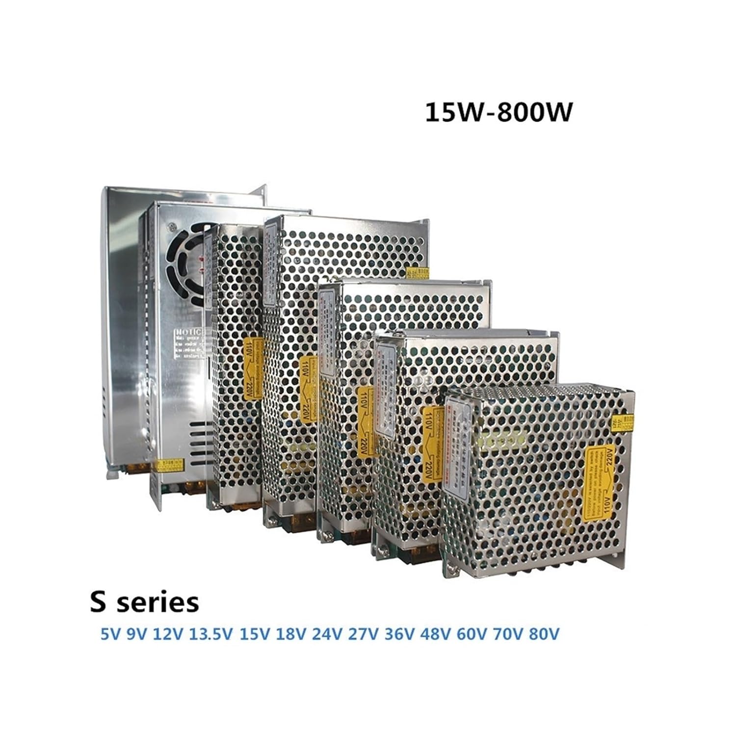 Switching Power Supply 5v 7. 9v 12v 13. 15v 18v 24v 27v 36v 48v 50v 60v 70v 80v 15w 35w 50w 100w 350w 800w PSU(72V)