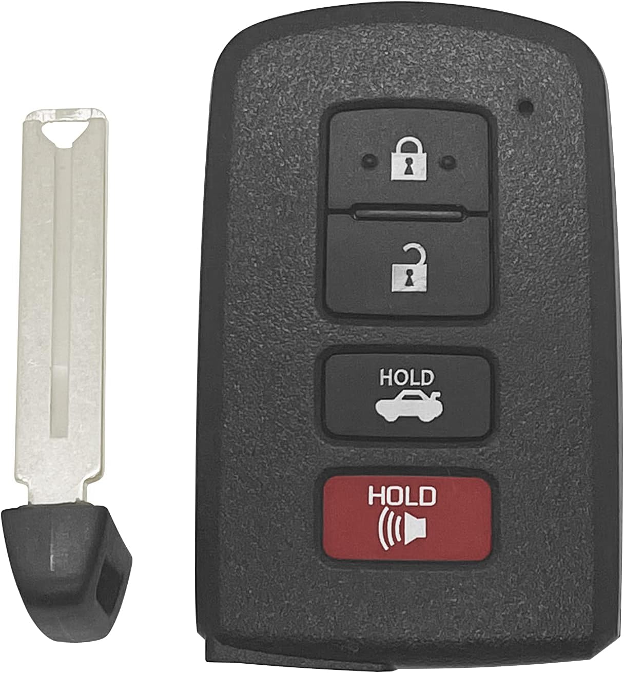 Programmable Keyfob, Replacement Car Keys Fob and DIY Programmer Kit for 2013 2014 2015 2016 2017 RAV4/Camry/Corolla/Tacoma/Tundra Smart Remote HYQ14FBA 281451-0020 (4 BTN (Sedan Programmer Kit)