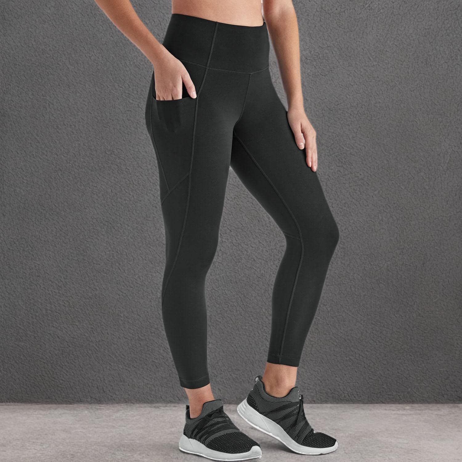 Member's Mark Ladies Everyday Ankle Leggings in Black, XXL - Image 4