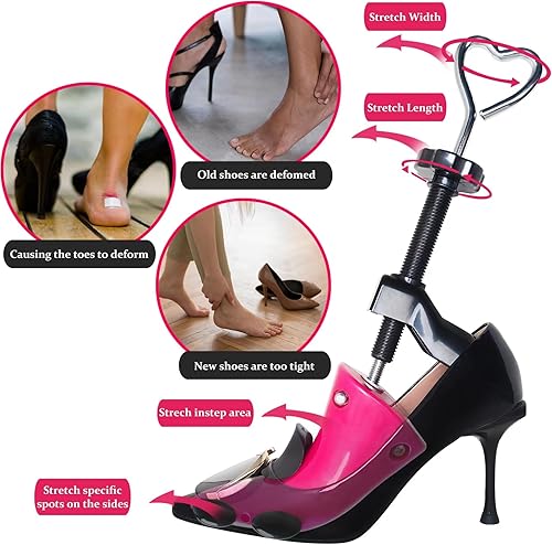 Miniatura 3 de Pestor Par unisex de 4 vías profesional para zapatos de árbol de zapatos ajustable para hombres y mujeres