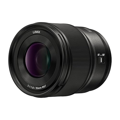 Lens for New Camera - Panasonic LUMIX S Series Camera Lens, 35mm F1.8 L-Mount Interchangeable Lens for Mirrorless Full Frame Digital Cameras, S-S35 Black