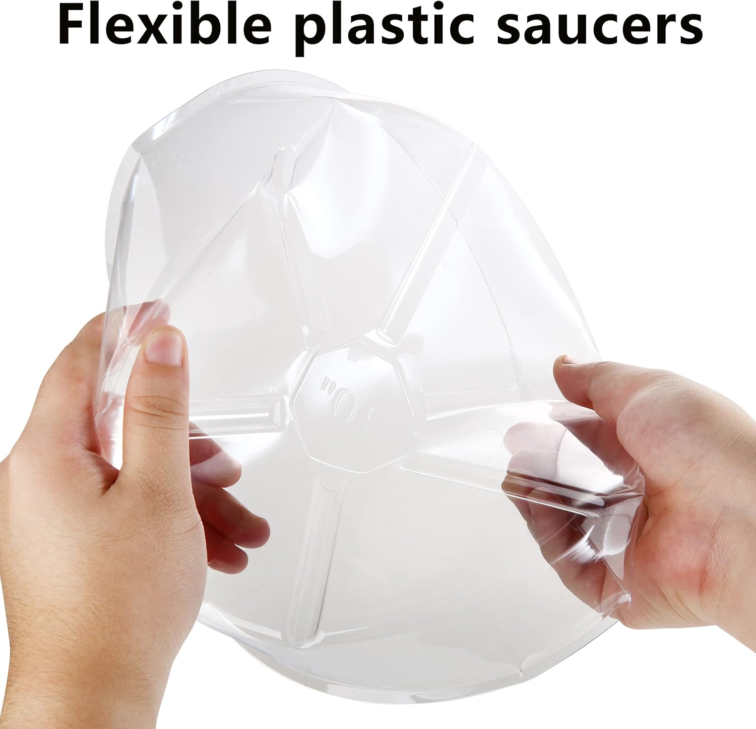 My Homeware Fix 15-Pack Clear Plastic Plant Pot Saucer to Prevent Water Spills – Drip Trays for Indoors and Outdoors – Saucers are 3 Sizes – 6, 8, and 10 inches, small, medium, large : Patio, Lawn & Garden