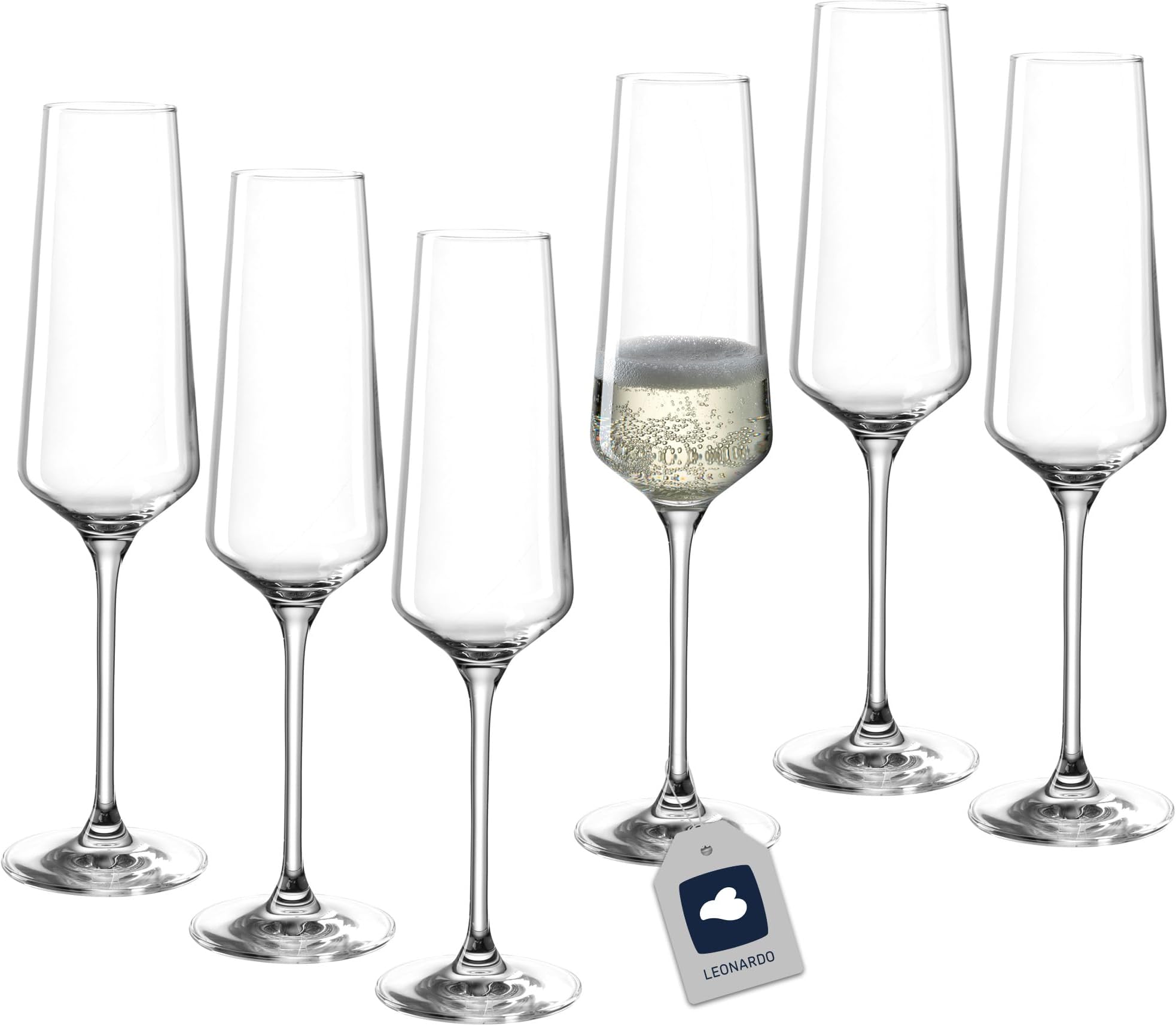 Leonardo Puccini Champagne Glass, Clear Set of 6